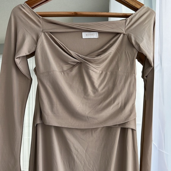 Meshki CERI MIDI SKIRT & OFF SHOULDER LONG SLEEVE TOP SET - Picture 6 of 6